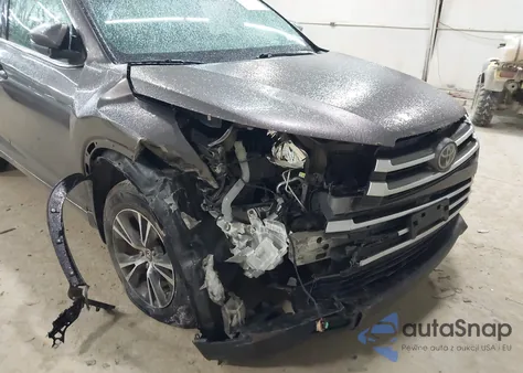 2017 Toyota Highlander Le z USA, uszkodzony, nr VIN 5TDBZRFH1HS430502